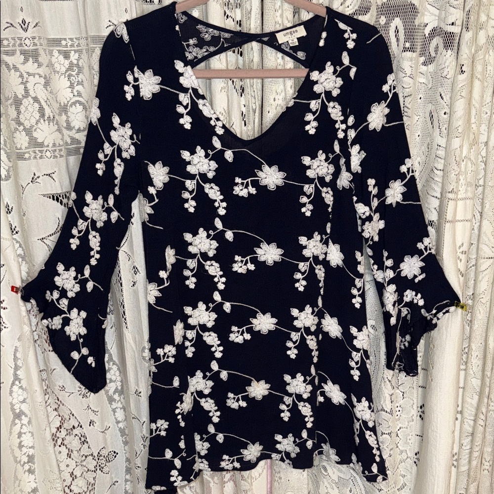 Umgee‎ embroidered dress tunic M